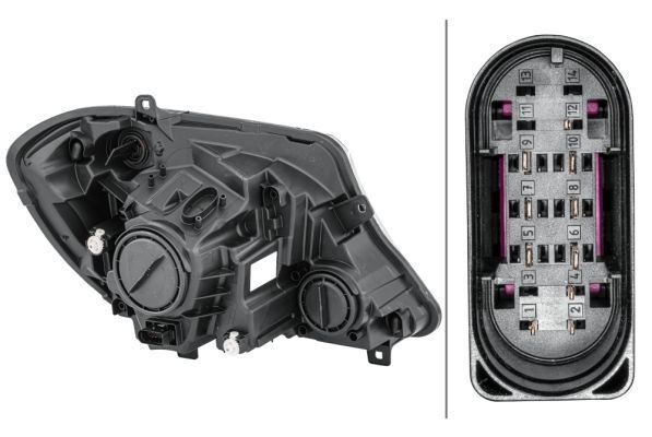 HELLA 1ED 011 030-111 HEADLIGHT Left