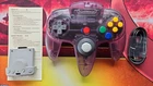 NUS-005 Nintendo 64 Switch 2 Online NSO Controller Atomic Purple 8BitDo Mod Kit
