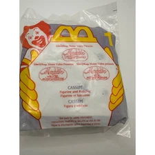 1996 McDonald's Disney Aladdin Cassim Figure Building Toy Sealed
