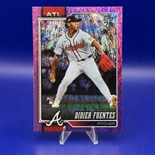 2026 Topps Series 1 Didier Fuentes Pink Holo Foil #243 Rookie RC Atlanta Braves