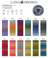 Lana Grossa Gomitolo Gala hochwertige Wolle für vielseitige Strickideen