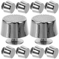  10 Pcs Mini Pied De Biche Strass Noir Vis Pour Sac Poteaux En Métal