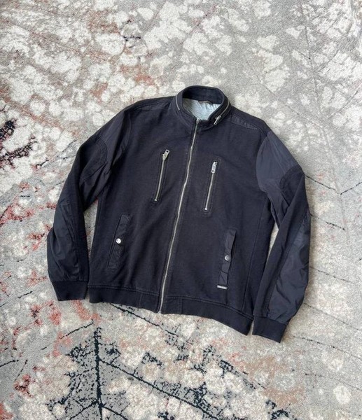 Women Diesel Jacket Black Cotton 40 / L / 48