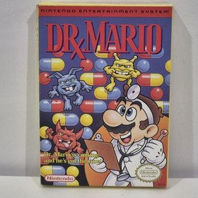Dr. Mario Nintendo NES 1990 Complete Vintage Video Game w/ Case *TESTED
