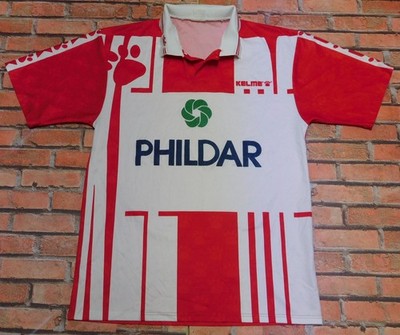 ROYAL EXCEL MOUSCRON n°7 Match Worn KELME Fußballtrikot Shirt L (641)