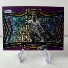 2024-25 Panini Select FIFA Pele Field Level Purple Mojo Prizm #250 Brazil