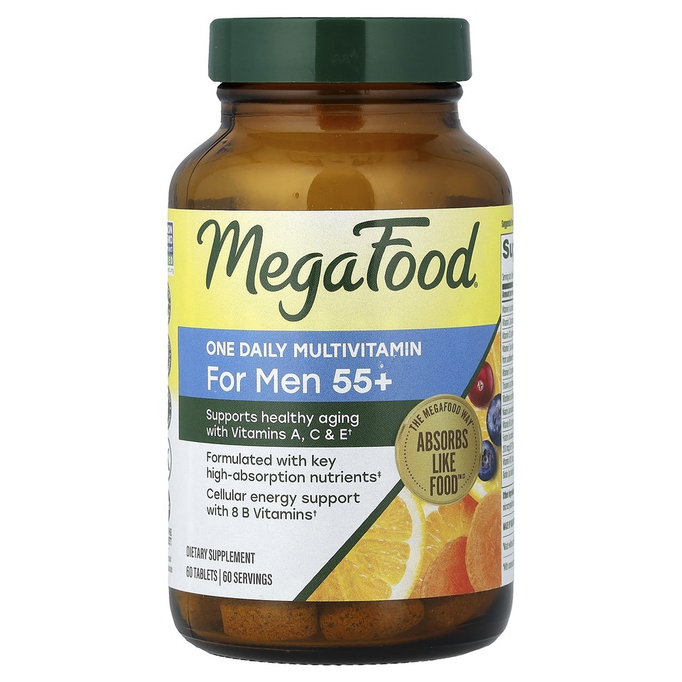 One Daily Multivitamin, For Men 55+, 60 Tablets