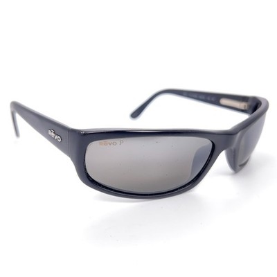 Revo 2024 301-S/K3 Black Polarized Sunglasses 59-18-125 Italy Sport Wrap Eyewear