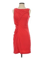 Halston Heritage Women Red Cocktail Dress 4