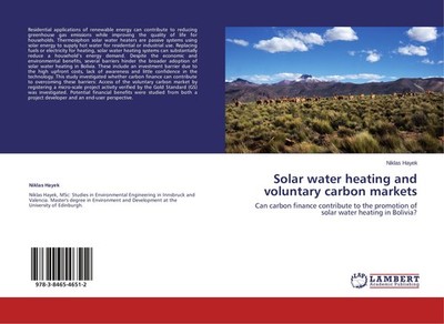Solar water heating and voluntary carbon markets Niklas Hayek