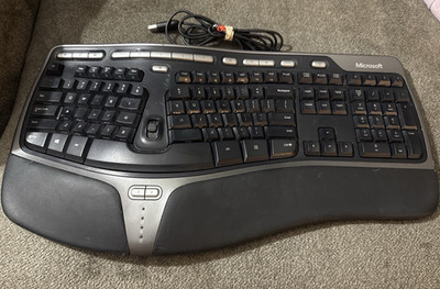 Microsoft Natural Ergonomic Keyboard 4000 v1.0 Wired USB Black KU-0462