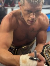 Autographed WWE Cody Rhodes Necklace 