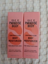 Isle Of Paradise Confidently Clear Body Moisturizer 0.67 Fl Oz Each Set Of 2 NIB