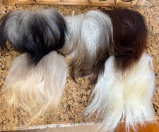 Troll Doll Replacement Hair. Icelandic Wool For Wigs. 5 Piece Natural Color Lot.