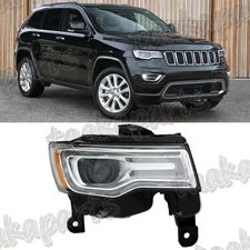 HID Right Headlight For 2016-2021 Jeep Grand Cherokee Xenon Headlamp Passenger