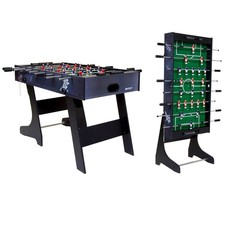 Image of Charles Bentley Premium 4ft Football Table Folding Games Table Foosball Sports