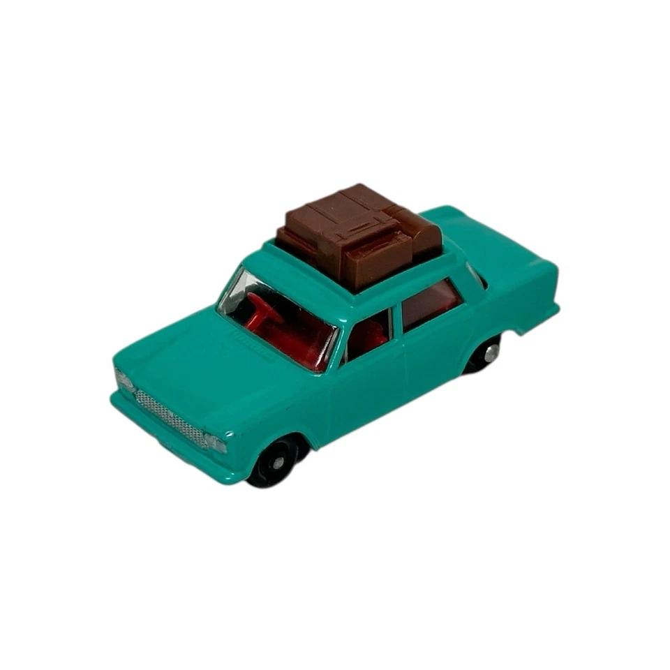 CAIXA DE FÓSFOROS VINTAGE LESNEY #56 FIAT 1500 COM BAGAGEM - Imagem 3 de 4