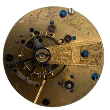 Antique 18 Size Waltham Private Label 15 Jewel Mechanical Pocket Watch Movement