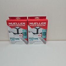 X2 Mueller Sports Medicine Adjustable Posture Corrector Support One Size Lot. J
