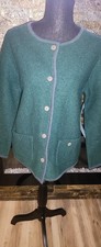 Appleseed's Forrest Green Wool Cardigan With Pockets Size S NEW With Tag
