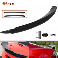 Rear Trunk Spoiler Wing Lip W Wicker Bill For 2010-13 Chevy Camaro Zl1 Ss Lt Ls
