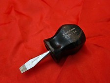 Snap-on Sdd1 14 Stubby Flat Slotted Head Screwdriver Black Hard Handle Usa G1