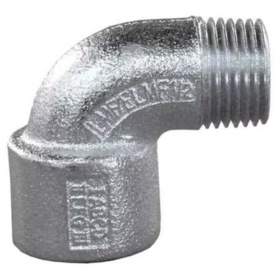 Appleton Electric Elmf90-75 Imc 90 Deg Elbow, 3/4 In, Threaded, Iron, Electro