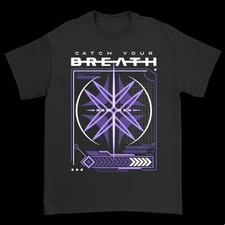 NEW Catch Your Breath Band T Shirt Black Size S to 5XL Gift Fan AL904