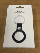 Apple Leather Key Ring for AirTag Midnight Accessory Secure Holder MMF93ZM/A