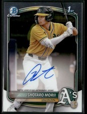 2025 Bowman Chrome Prospect Shotaro Morii 1st Bowman Auto #CPA-SM Athletics