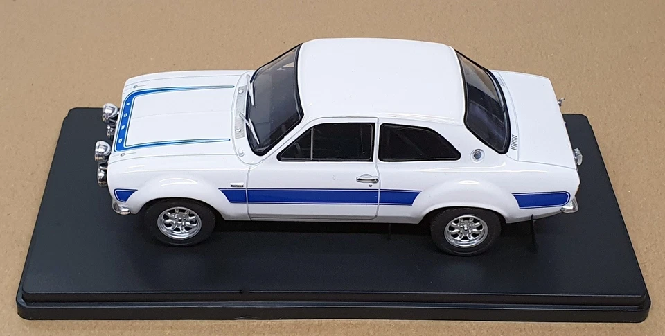 Caja Blanca Escala 1/24 Diecast WB124250 - Ford Escort Mk1 RS 2000 - Blanco/Azul Foto 4 de 4