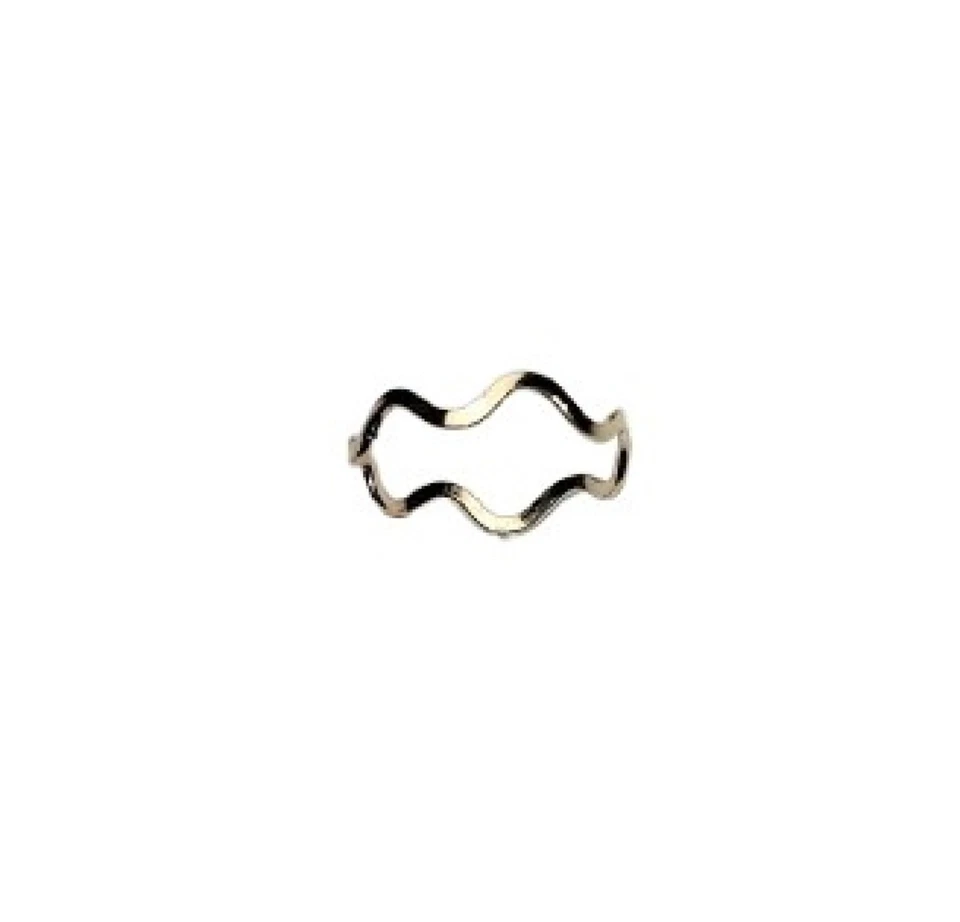 14k gold filled wave toe ring - non adjustable toe rings for Women Size 3.5 - Изображение 4 из 4