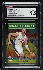 2002-03 Topps Chrome Coast to Coast Vince Carter #CC6 HOF 0hl