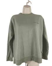 Primark women's sweatshirt UK size 6/8 loose fit beige round neck long sleeve