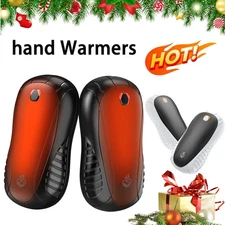 6000mAh Hand Warmers 2 Pack - Upgraded Gift Heater 3 Levels Warmth for Men Women