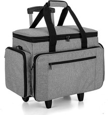 Sewing Machine Case with Detachable Dolly, Rolling Sewing Machine Tote