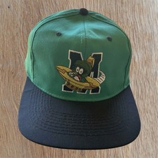 Vintage 90s Marvin The Martian Warner Bros Looney Tunes Rare Snapback Hat Cap