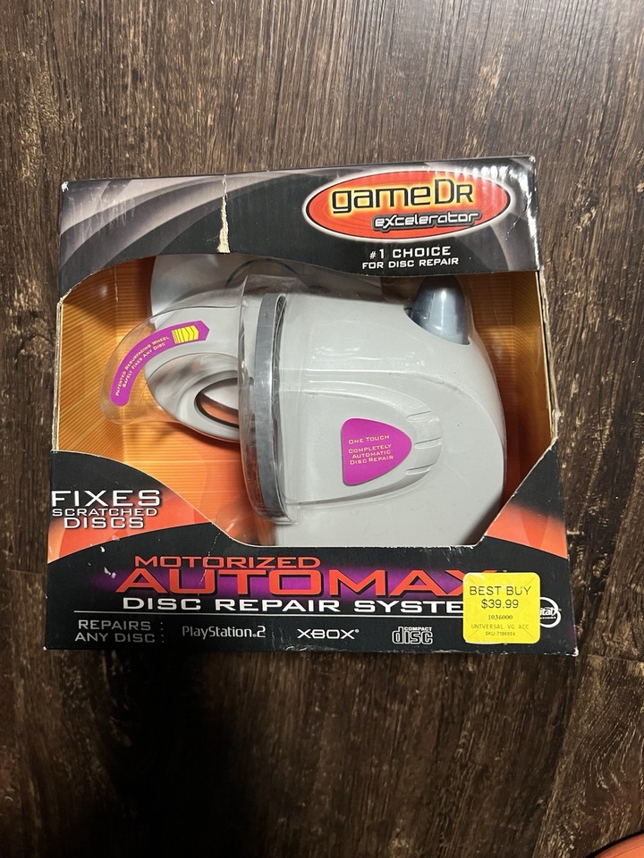 Dr Excelerator Game Motorized Automax Disc Repair System Fixes Scratch ...