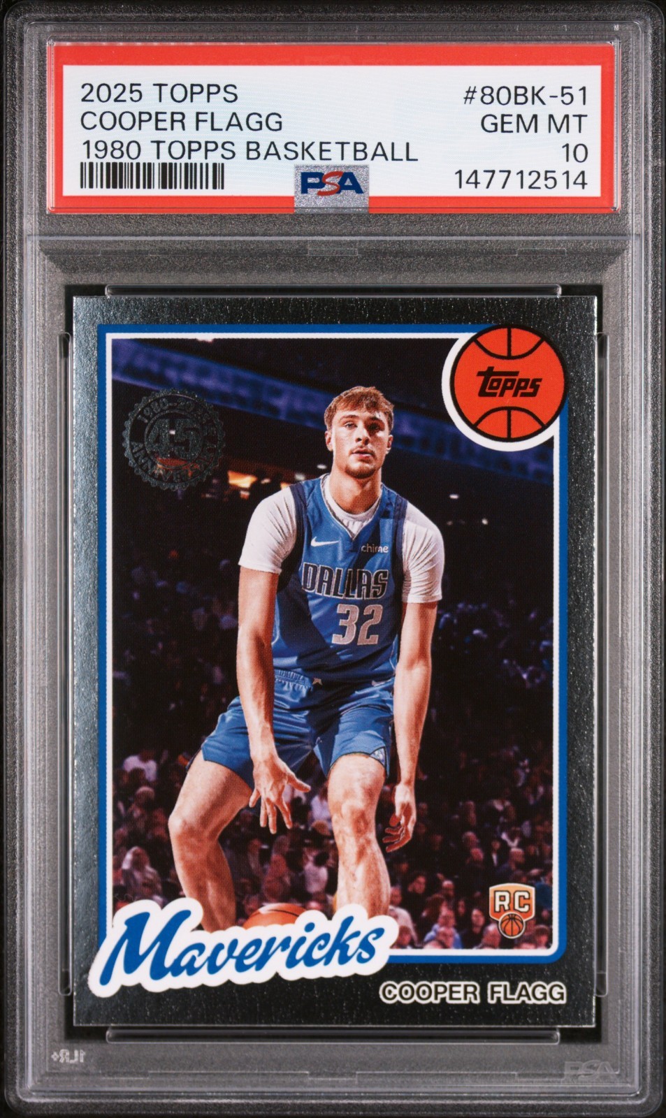 2025 Topps #80BK-51 Cooper Flagg front