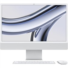2023 Apple iMac 24", 8GB 256GB SSD, Apple M3 2.66GHz, Silver