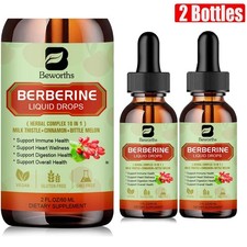 10000mg Berberine Liquid Drops Ceylon Cinnamon Heart Health  Immune