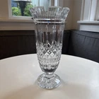 Vintage Waterford Crystal Lismore Castle Top Romance Of Ireland Vase 11" Signed