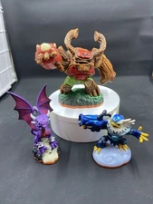 Skylanders Giants Starter Figure Set (Lot Of 3) Tree Rex, Cynder, & Jet-Vac