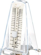 Nikko Metronome Lamiere Clear 254 Music Tuning Accessory Instrument Japan
