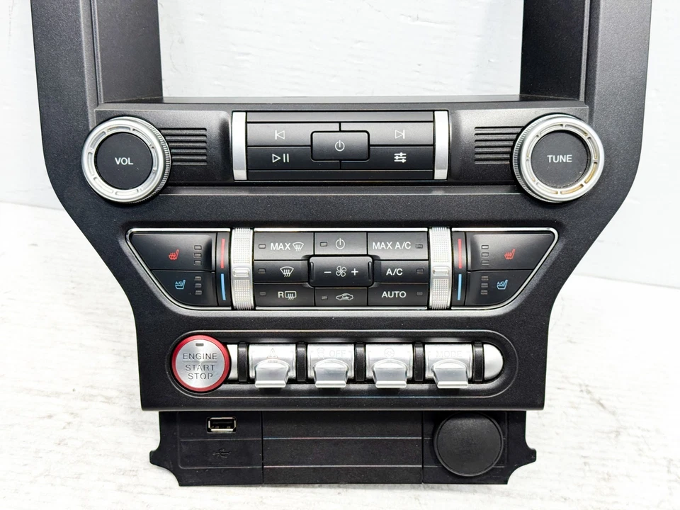 2020-2023 Ford Mustang Radio 8" Screen Climate Control Panel LR3T-18E245-FB OEM - Image 2 of 4