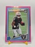 2025   Donruss - Rated Rookie Ashton Jeanty #305 Optic Preview Pink Prizm (RC)
