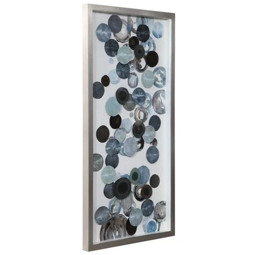 Uttermost Kella Coastal Wood Glass and Iron Shadow Box in Multi-Color - Picture 3 of 9