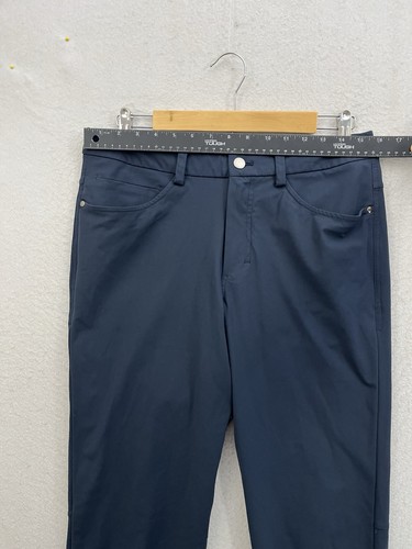 Lululemon ABC Pants Men’s 32x31.5 Navy Work Trousers Zip Pocket Warpstream - Picture 2 of 6