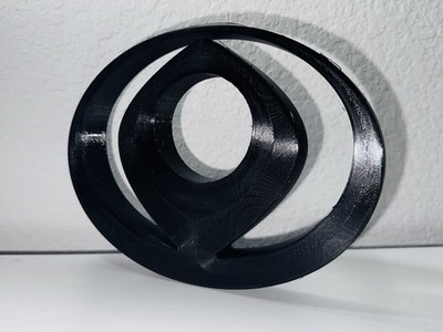 Mazda Logo Desk Ornament | Wobble Weighted 3D Printed Gift