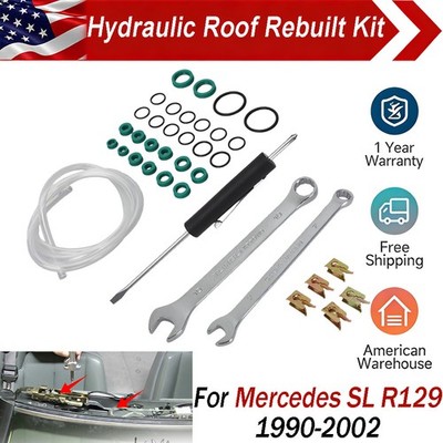 Complete Repair Kit For Mercedes Benz SL R129 90-02 Hydraulic Roof Top Cylinders